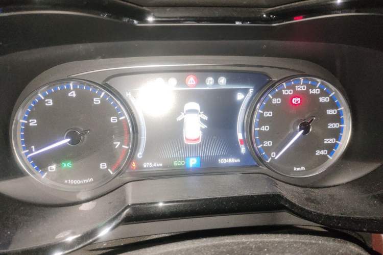 Used GAC Trumpchi GS8 2017 320T Two-Wheel Drive Luxury Smart Connectivity Version (7 Seats) Instrument Cluster