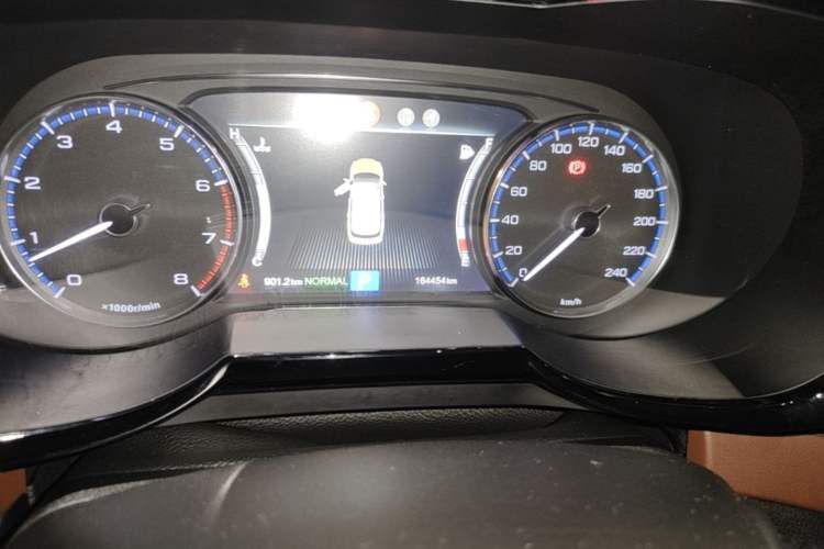 Used GAC Trumpchi GS8 2017 320T Two-Wheel Drive Luxury Edition (7 Seats) Odometer Close Up