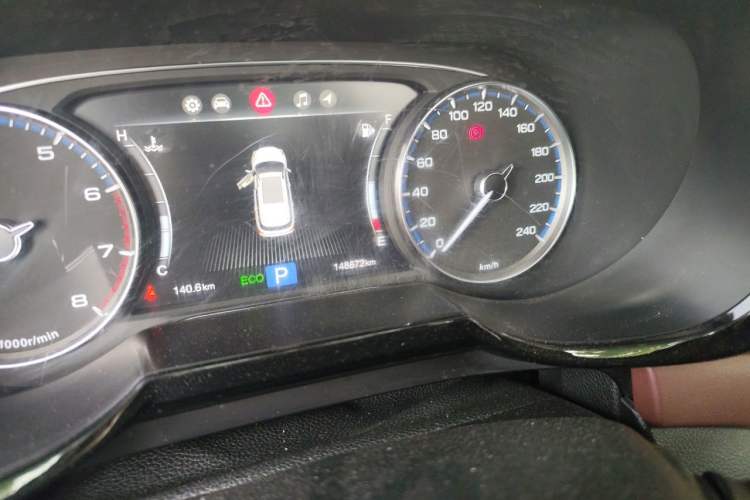 Used GAC Trumpchi GS8 2017 320T Two-Wheel Drive Luxury Smart Connectivity Version (7 Seats) Odometer Close Up