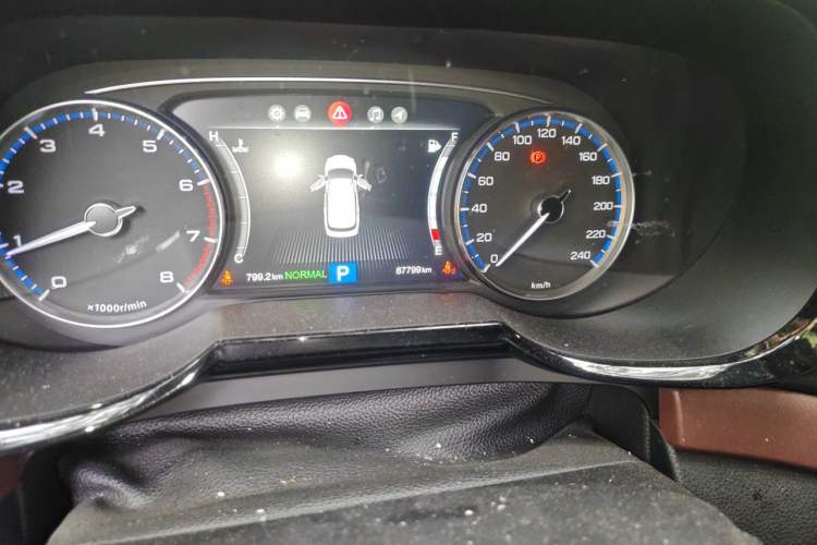 Used GAC Trumpchi GS8 2017 320T Two-Wheel Drive Luxury Smart Connectivity Version (7 Seats) Odometer Close Up