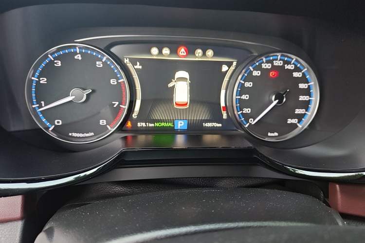 Used GAC Trumpchi GS8 2017 320T Two-Wheel Drive Luxury Smart Connectivity Version (7 Seats) Odometer Close Up