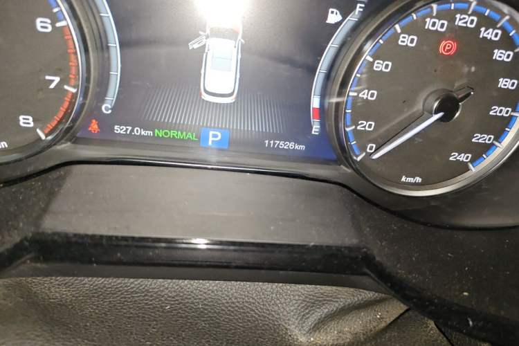 Used GAC Trumpchi GS8 2017 320T Two-Wheel Drive Luxury Smart Connectivity Version (7 Seats) Odometer Close Up
