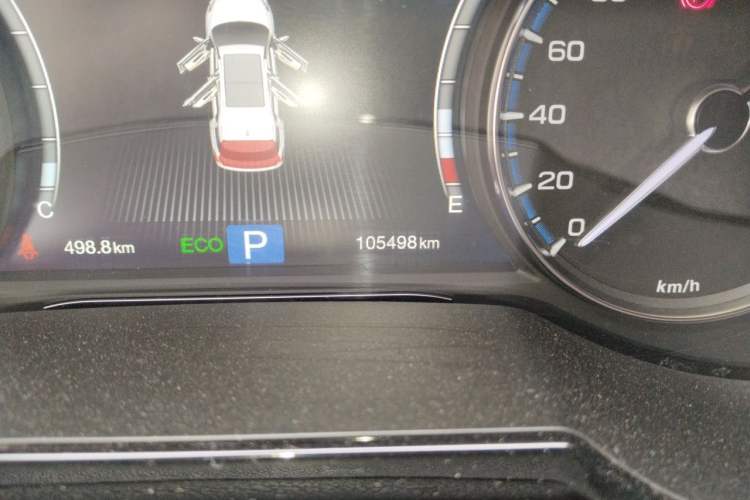Used GAC Trumpchi GS8 2017 320T Two-Wheel Drive Luxury Smart Connectivity Version (7 Seats) Odometer Close Up