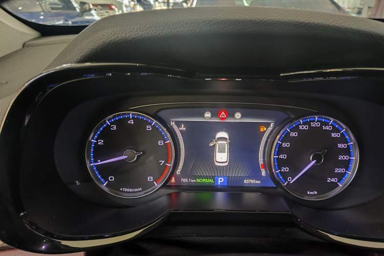 Used GAC Trumpchi GS8 2017 320T Two-Wheel Drive Luxury Edition (7 Seats) Odometer Close Up