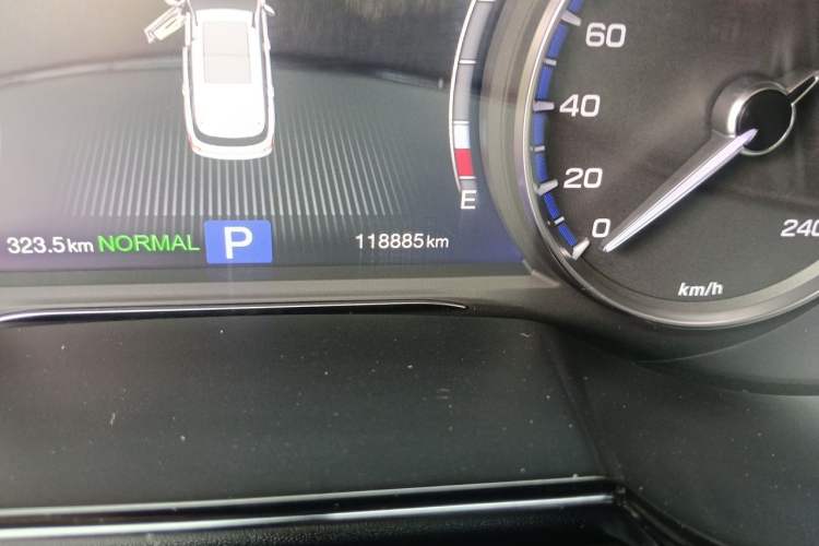 Used GAC Trumpchi GS8 2017 320T Two-Wheel Drive Luxury Smart Connectivity Version (7 Seats) Odometer Close Up