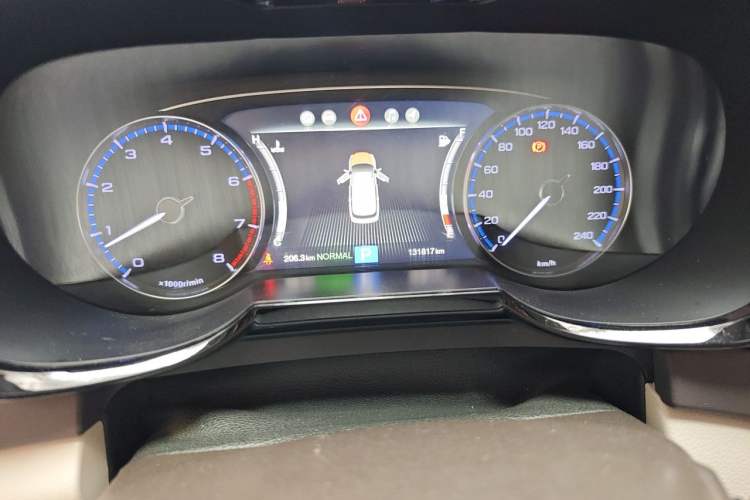 Used GAC Trumpchi GS8 2017 320T Two-Wheel Drive Luxury Smart Connectivity Version (7 Seats) Odometer Close Up