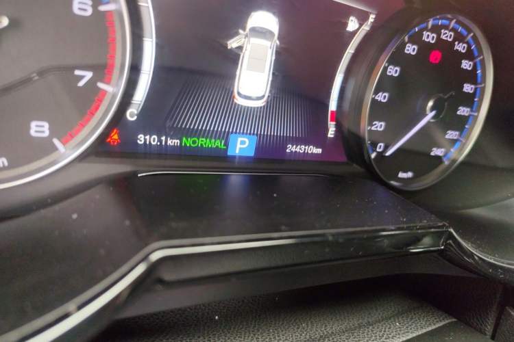 Used GAC Trumpchi GS8 2017 320T Two-Wheel Drive Luxury Smart Connectivity Version (7 Seats) Odometer Close Up
