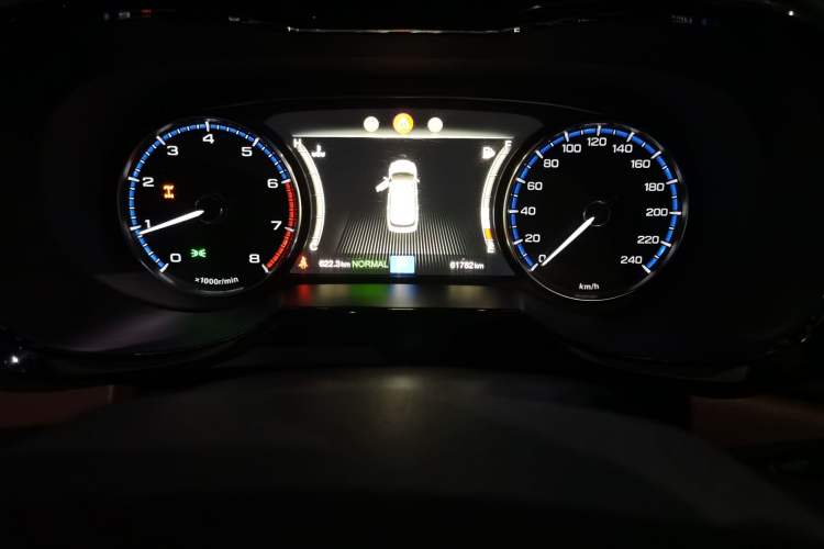 Used GAC Trumpchi GS8 2017 320T Four-Wheel Drive Luxury Smart Connectivity Version (7 Seats) Odometer Close Up