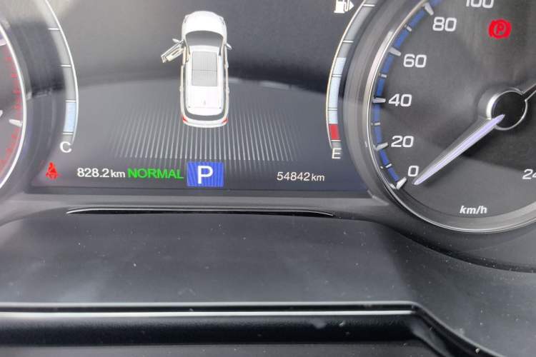 Used GAC Trumpchi GS8 2017 320T Two-Wheel Drive Luxury Smart Connectivity Version (7 Seats) Odometer Close Up