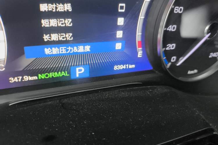 Used GAC Trumpchi GS8 2017 320T Two-Wheel Drive Luxury Smart Connectivity Version (7 Seats) Odometer Close Up