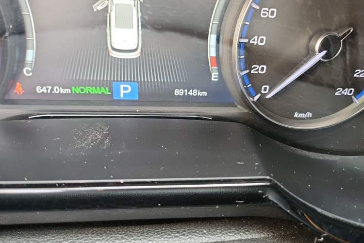 Used GAC Trumpchi GS8 2017 320T Two-Wheel Drive Luxury Smart Connectivity Version (7 Seats) Odometer Close Up