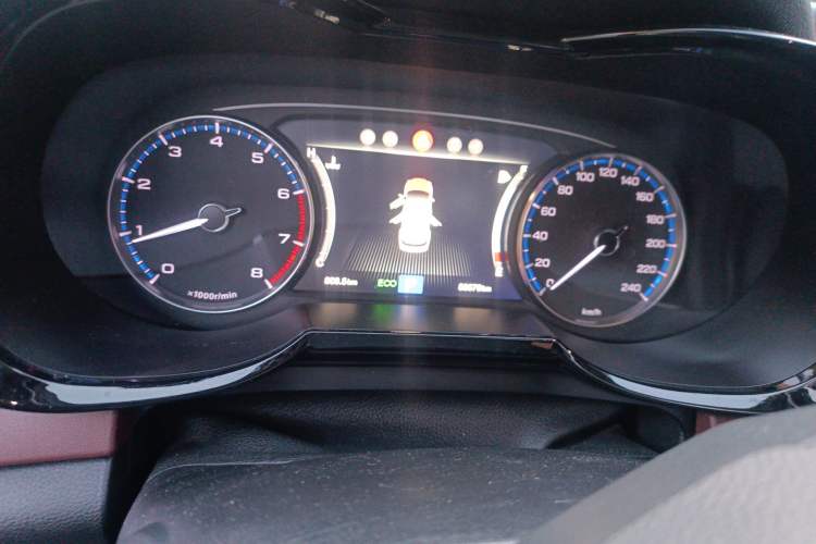 Used GAC Trumpchi GS8 2017 320T Four-Wheel Drive Luxury Smart Connectivity Version (7 Seats) Odometer Close Up