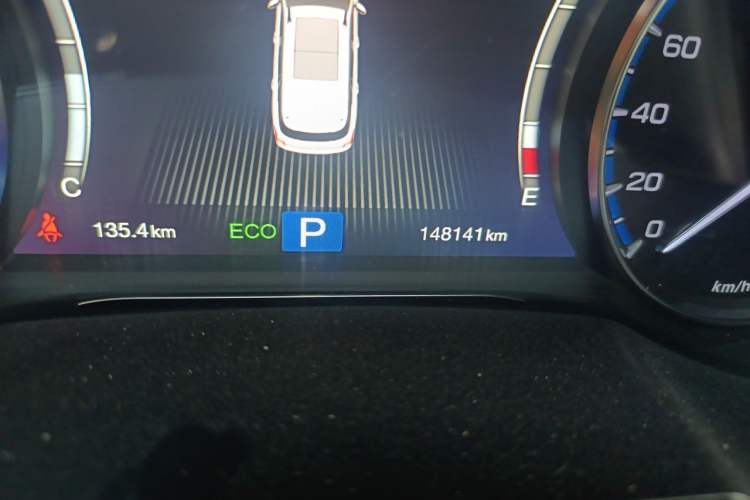 Used GAC Trumpchi GS8 2017 320T Two-Wheel Drive Luxury Smart Connectivity Version (7 Seats) Odometer Close Up