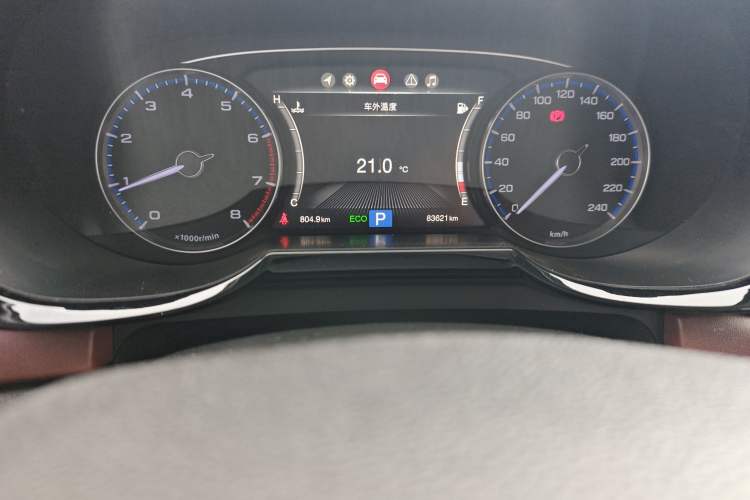 Used GAC Trumpchi GS8 2017 320T Two-Wheel Drive Luxury Smart Connectivity Version (7 Seats) Odometer Close Up