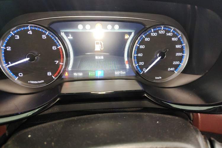 Used GAC Trumpchi GS8 2017 320T Two-Wheel Drive Luxury Smart Connectivity Version (7 Seats) Odometer Close Up