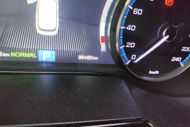 Used GAC Trumpchi GS8 2017 320T Two-Wheel Drive Luxury Smart Connectivity Version (7 Seats) Odometer Close Up
