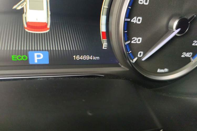 Used GAC Trumpchi GS8 2017 320T Two-Wheel Drive Luxury Smart Connectivity Version (7 Seats) Odometer Close Up