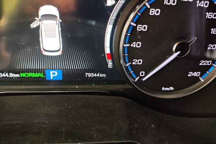 Used GAC Trumpchi GS8 2017 320T Two-Wheel Drive Luxury Smart Connectivity Version (7 Seats) Odometer Close Up