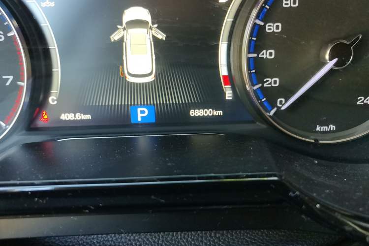 Used GAC Trumpchi GS8 2017 320T Two-Wheel Drive Luxury Smart Connectivity Version (7 Seats) Odometer Close Up