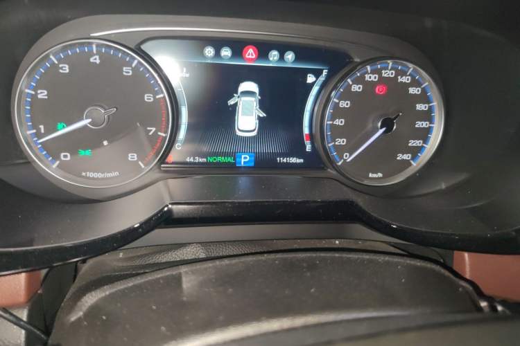Used GAC Trumpchi GS8 2017 320T Two-Wheel Drive Luxury Smart Connectivity Version (7 Seats) Odometer Close Up