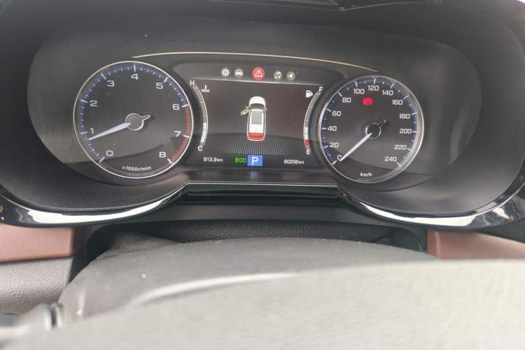 Used GAC Trumpchi GS8 2017 320T Two-Wheel Drive Luxury Smart Connectivity Version (7 Seats) Odometer Close Up