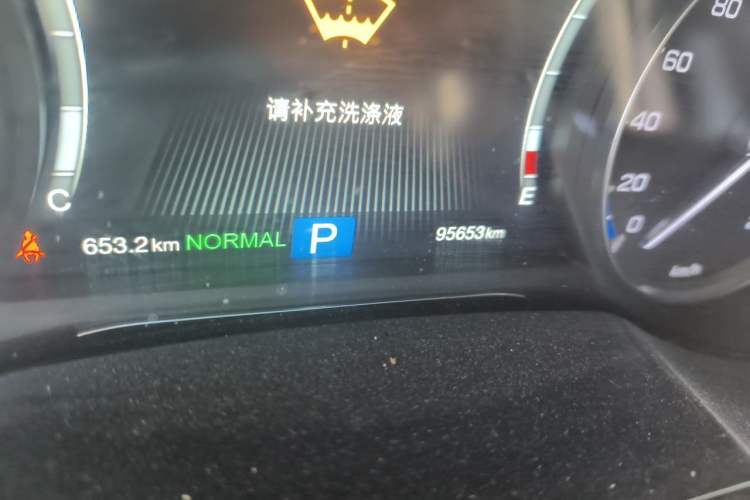 Used GAC Trumpchi GS8 2017 320T Two-Wheel Drive Luxury Smart Connectivity Version (7 Seats) Odometer Close Up