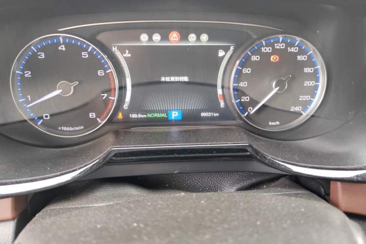 Used GAC Trumpchi GS8 2017 320T Two-Wheel Drive Luxury Smart Connectivity Version (7 Seats) Odometer Close Up