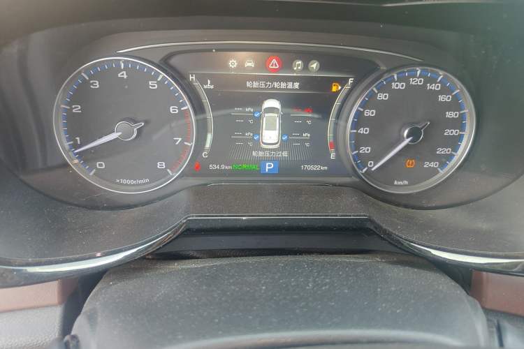 Used GAC Trumpchi GS8 2017 320T Two-Wheel Drive Luxury Smart Connectivity Version (7 Seats) Odometer Close Up