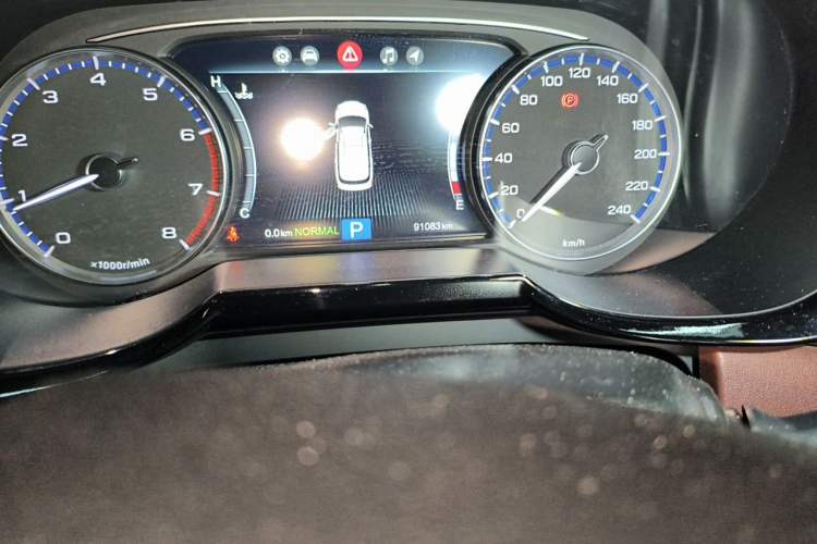 Used GAC Trumpchi GS8 2017 320T Two-Wheel Drive Luxury Smart Connectivity Version (7 Seats) Odometer Close Up