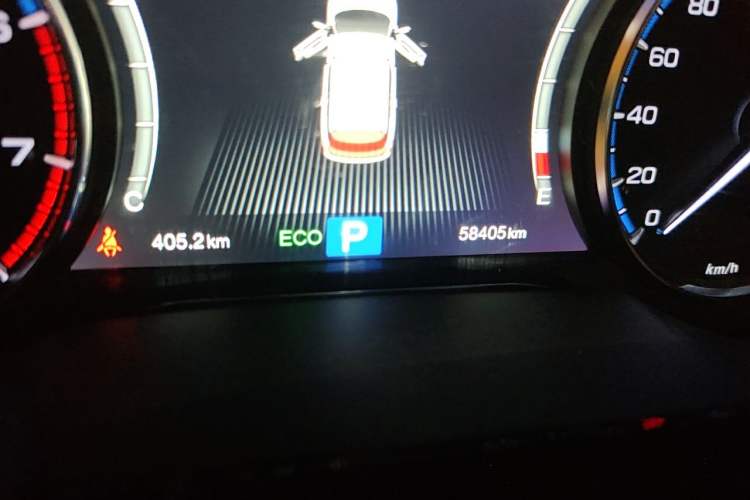 Used GAC Trumpchi GS8 2017 320T Two-Wheel Drive Luxury Smart Connectivity Version (7 Seats) Odometer Close Up