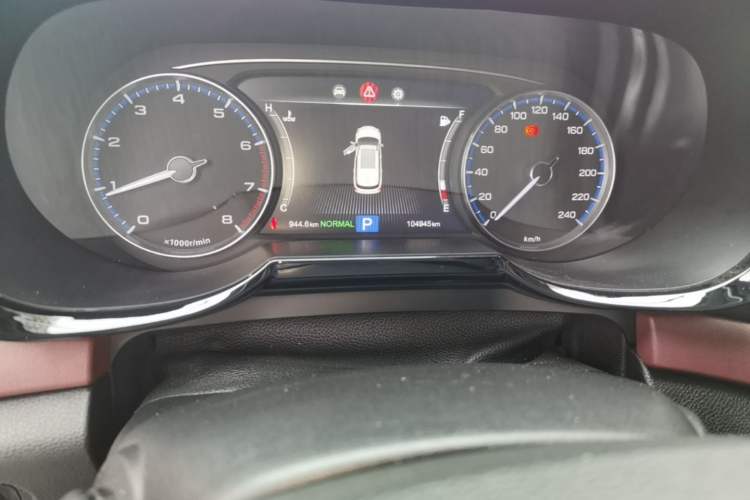 Used GAC Trumpchi GS8 2017 320T Two-Wheel Drive Luxury Smart Connectivity Version (7 Seats) Odometer Close Up