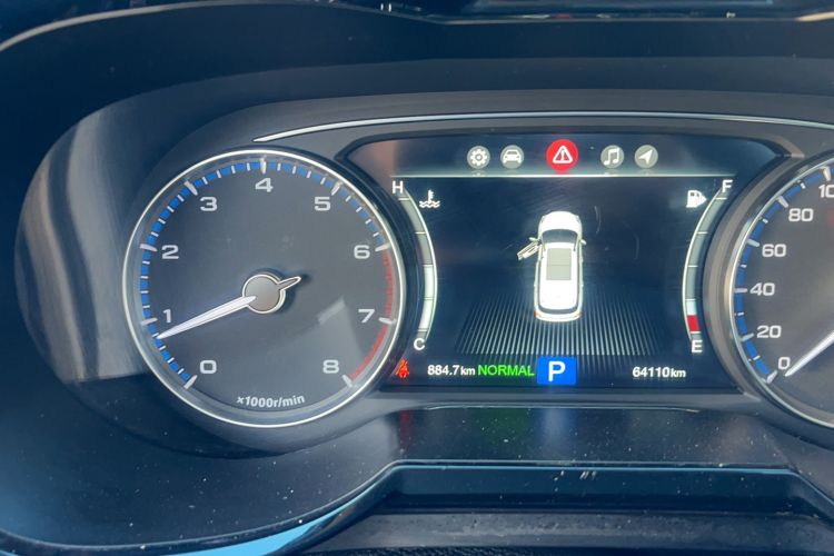 Used GAC Trumpchi GS8 2017 320T Two-Wheel Drive Luxury Smart Connectivity Version (7 Seats) Odometer Close Up