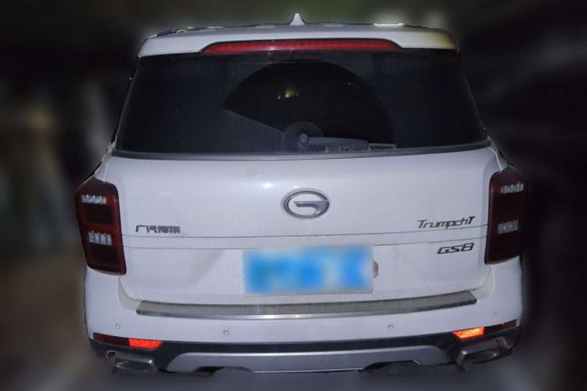 Used GAC Trumpchi GS8 2017 320T Two-Wheel Drive Luxury Smart Connectivity Version (7 Seats) Rear