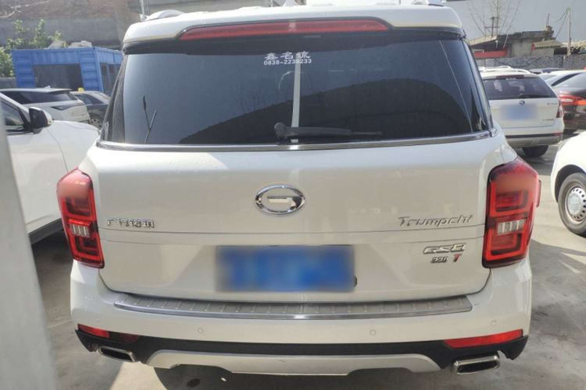 Used GAC Trumpchi GS8 2017 320T Two-Wheel Drive Luxury Smart Connectivity Version (7 Seats) Rear