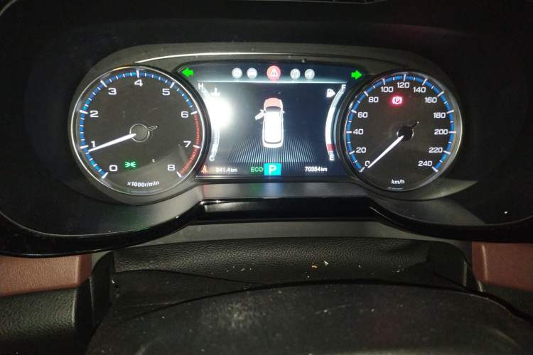 Used GAC Trumpchi GS8 2019 390T Two-Wheel Drive Luxury Smart Connectivity Version (7 Seats) Odometer Close Up