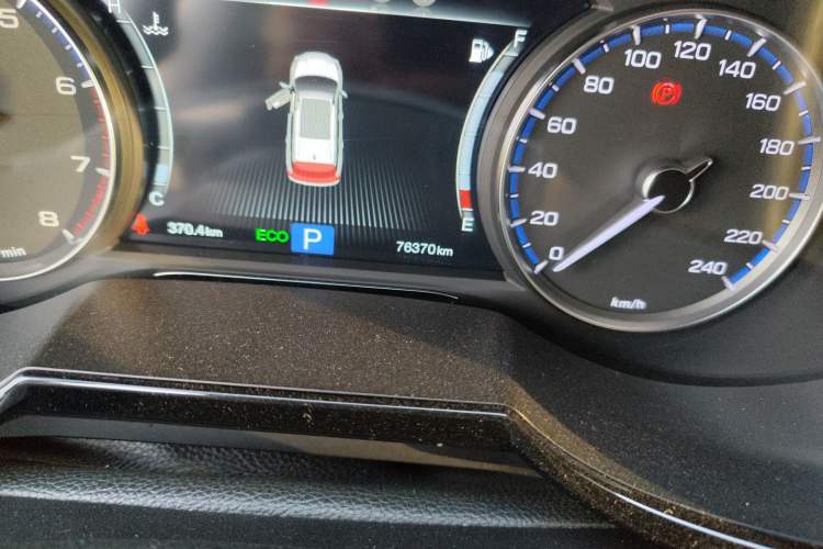 Used GAC Trumpchi GS8 2019 390T Two-Wheel Drive Luxury Smart Connectivity Version (7 Seats) Odometer Close Up