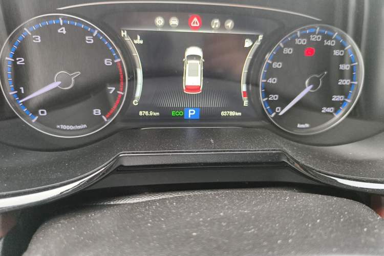 Used GAC Trumpchi GS8 2019 390T Two-Wheel Drive Luxury Smart Connectivity Version (7 Seats) Odometer Close Up