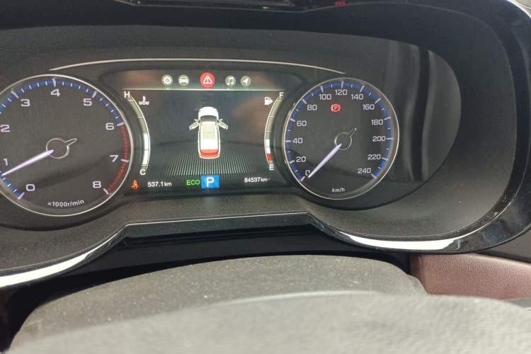 Used GAC Trumpchi GS8 2019 390T Two-Wheel Drive Luxury Smart Connectivity Version (7 Seats) Odometer Close Up