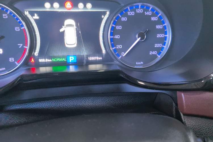 Used GAC Trumpchi GS8 2019 390T Two-Wheel Drive Luxury Smart Connectivity Version (7 Seats) Odometer Close Up