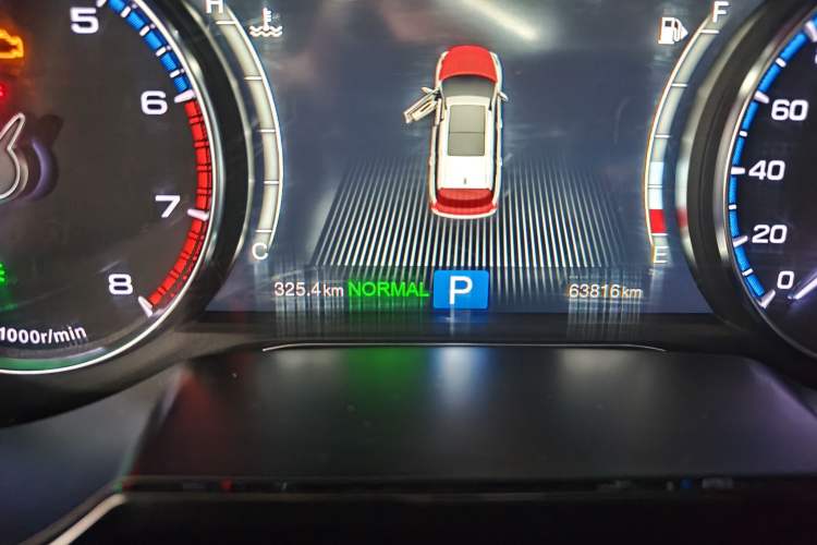 Used GAC Trumpchi GS8 2019 390T Two-Wheel Drive Luxury Smart Connectivity Version (7 Seats) Odometer Close Up