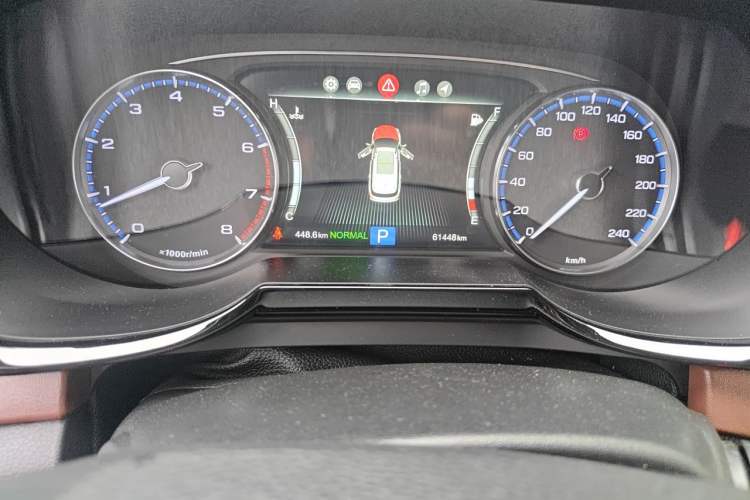 Used GAC Trumpchi GS8 2019 390T Two-Wheel Drive Luxury Smart Connectivity Version (7 Seats) Odometer Close Up