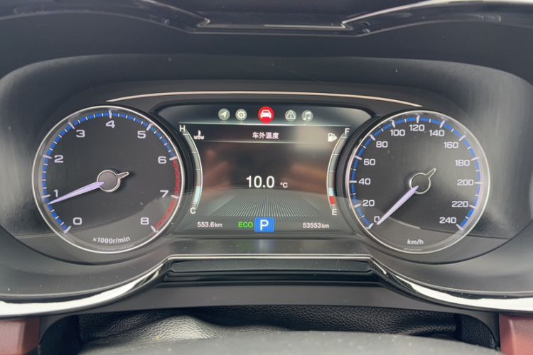 Used GAC Trumpchi GS8 2019 390T Two-Wheel Drive Luxury Smart Connectivity Version (7 Seats) Odometer Close Up