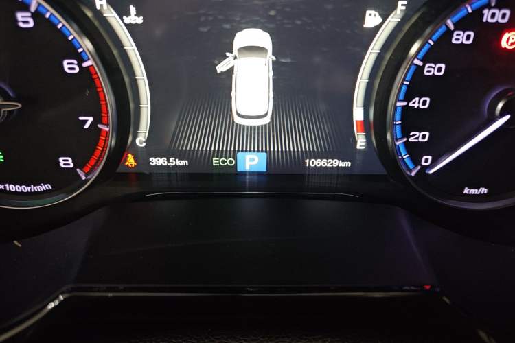 Used GAC Trumpchi GS8 2019 390T Two-Wheel Drive Luxury Smart Connectivity Version (7 Seats) Odometer Close Up