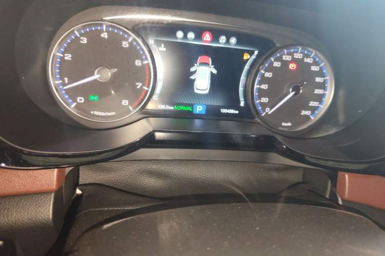 Used GAC Trumpchi GS8 2019 390T Two-Wheel Drive Luxury Smart Connectivity Version (7 Seats) Odometer Close Up