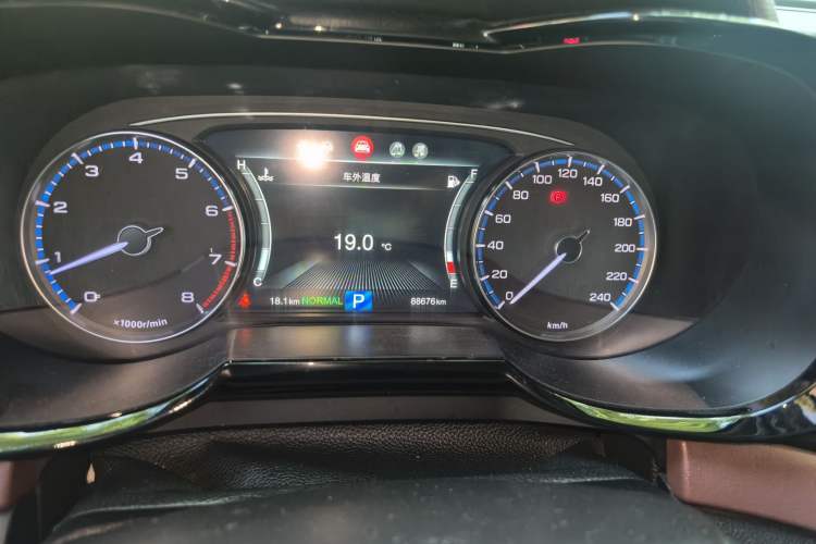 Used GAC Trumpchi GS8 2019 390T Two-Wheel Drive Luxury Smart Connectivity Version (7 Seats) Odometer Close Up