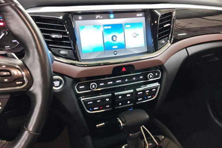 Used GAC Trumpchi GS8 2019 390T Two-Wheel Drive Luxury Smart Connectivity Version (7 Seats) Audio And AC Panel