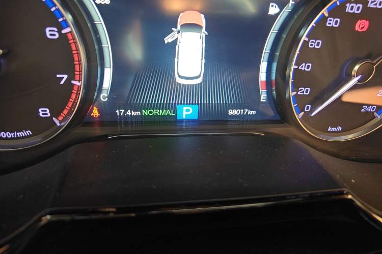 Used GAC Trumpchi GS8 2019 390T Two-Wheel Drive Luxury Smart Connectivity Version (7 Seats) Odometer Close Up