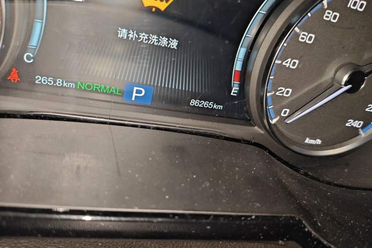 Used GAC Trumpchi GS8 2019 390T Two-Wheel Drive Luxury Smart Connectivity Version (7 Seats) Odometer Close Up