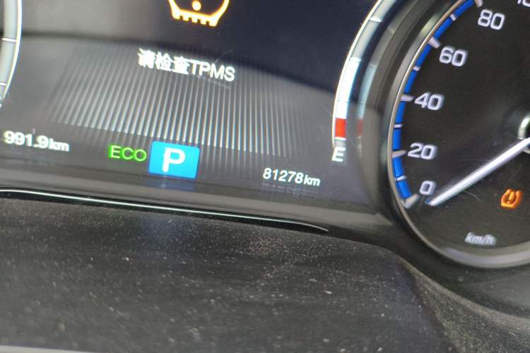 Used GAC Trumpchi GS8 2019 390T Two-Wheel Drive Luxury Smart Connectivity Version (7 Seats) Odometer Close Up