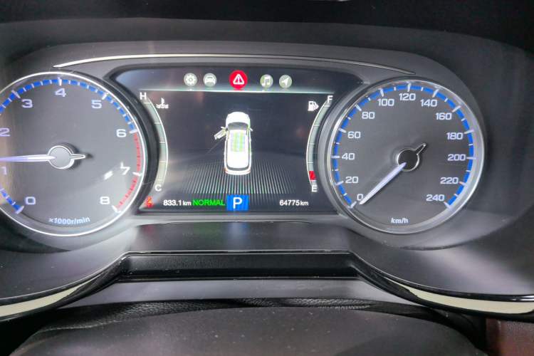 Used GAC Trumpchi GS8 2019 390T Two-Wheel Drive Luxury Smart Connectivity Version (7 Seats) Odometer Close Up